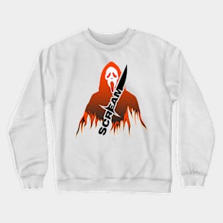 scream VI  (Scream 6)  scary horror movie graphic design by ironpalette Crewneck Sweatshirt